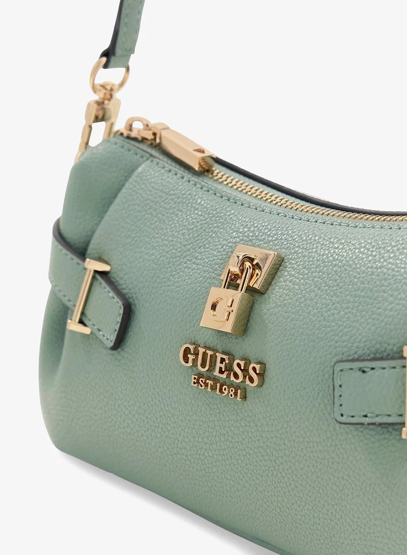 GUESS  Yesba Top Zip Mini Shoulder Bag for Women | Best Price UAE